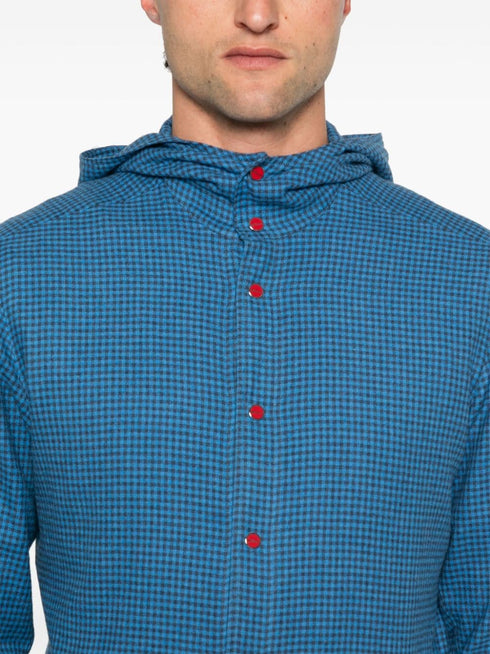 checked hoodie